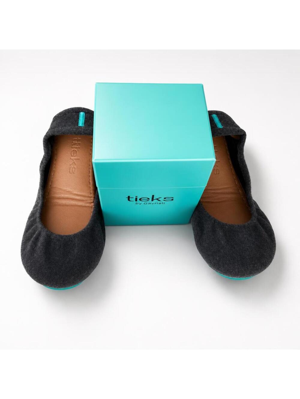 Tieks by Gavrieli Vegan Gray Greystone Ballet Flats Size 8